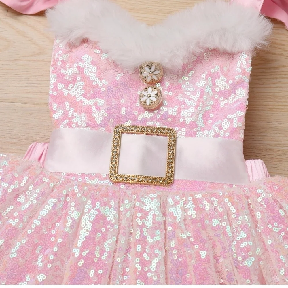 Amazon Kids Pink Sequin Costume Dress